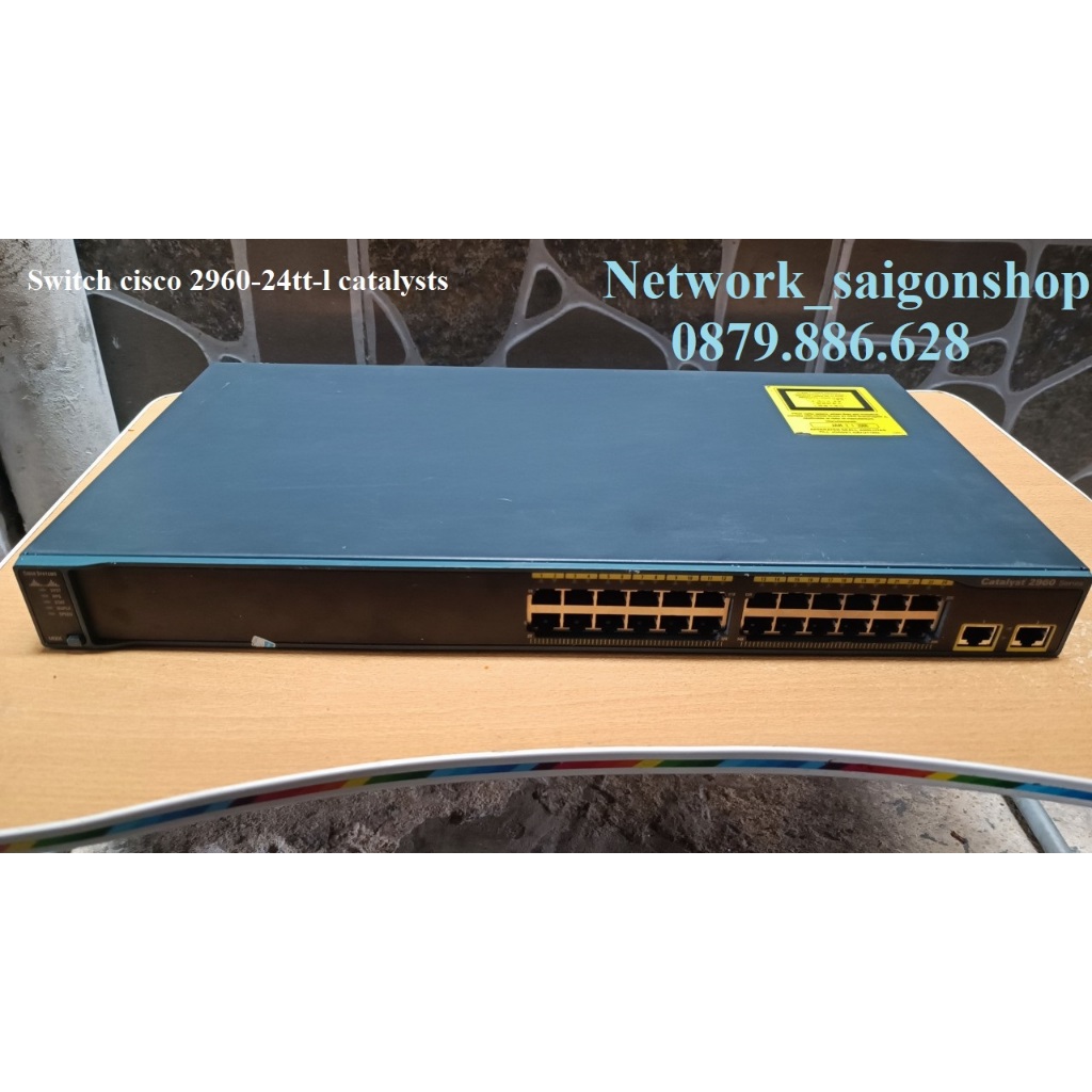 Thiết bị chuyển mạch Switch cisco 2960 24TT-L (BH 1 tháng)