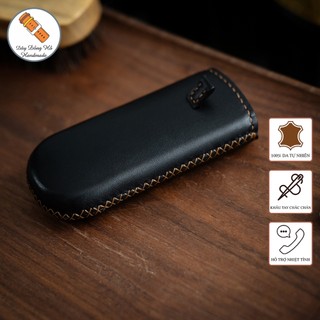 Bao da điện thoại nokia 6700, 8800 - đồ da handmade - da bò nhập khẩu - màu đen