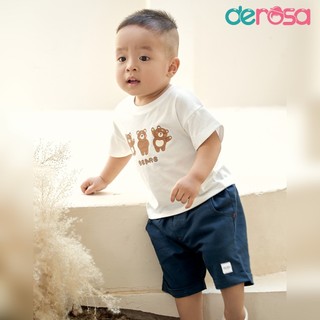 Áo cộc tay bé trai derosa kids cho bé từ 9 đến 36 tháng dsb24-3117a