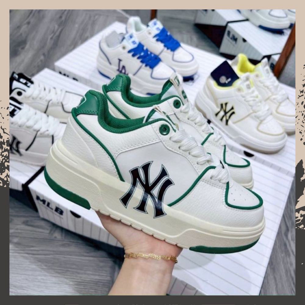 Giày MLB Chunky Nam Nữ, Giày MLB NY Thời Trang Full Box Bill - BIBISNEAKER