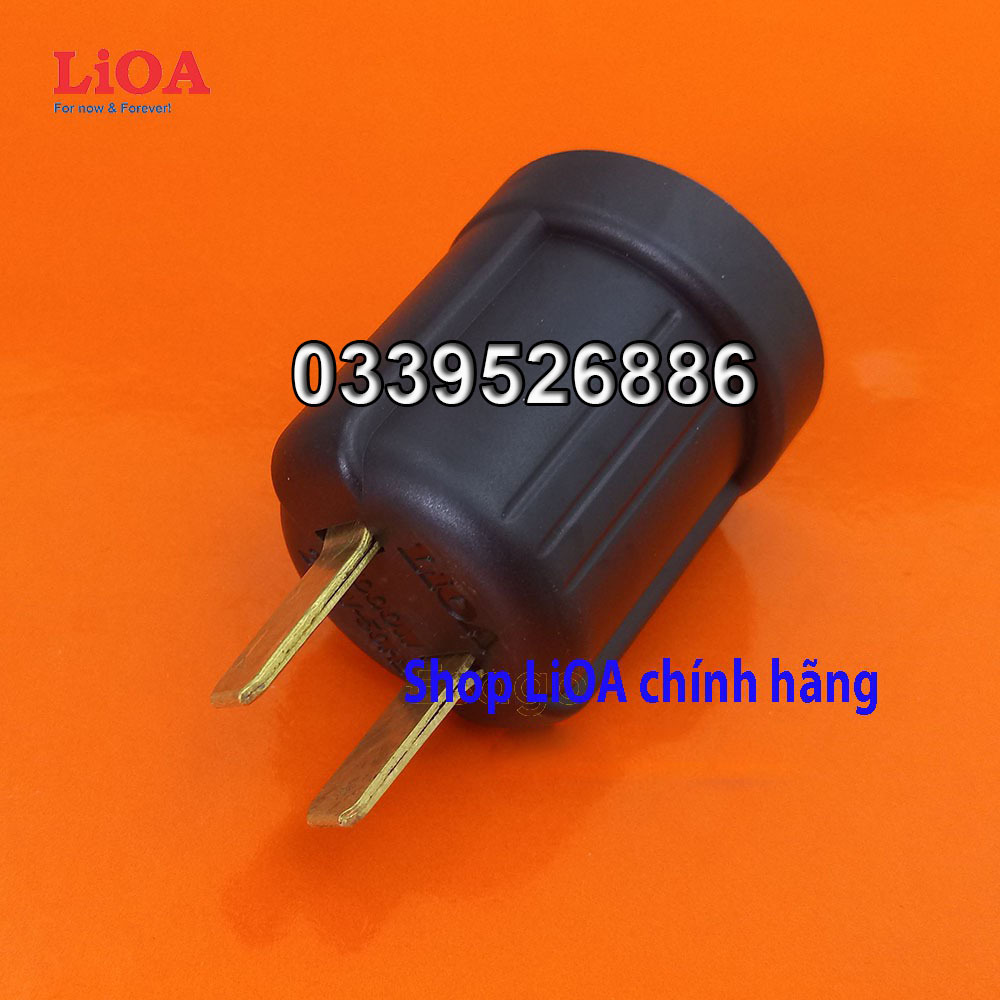 Đui đèn liền phích cắm LiOA đui xoáy E27
