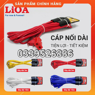[CHÍNH HÃNG] Dây Điện Nối Dài LiOA, Công Suất 10A, Dây Dài 3/5/10/15m