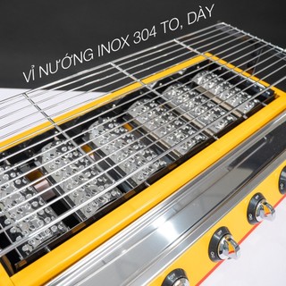 Bếp nướng bbq bằng gas 6 họng 6 đầu đốt et-k233
