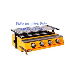 BẾP NƯỚNG GA 4 họng - BẾP NƯỚNG BBQ BẰNG GAS 4 ĐẦU ĐỐT ET-K222