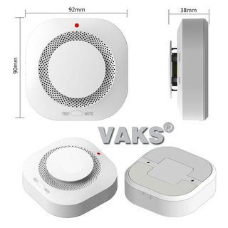 Combo 2 đầu báo khói, báo cháy không dây - phát sóng rf 433mhz-sa1010