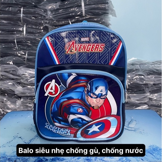 Balo cho bé, Ba lô Mẫu Giáo Nhà Trẻ 1-6 tuổi họa tiết siêu Anh hùng, Công chúa 3D