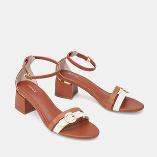 Giày Sandal Nữ 5cm Thời Trang JUNO Phối Khoá Trang Trí SD05100