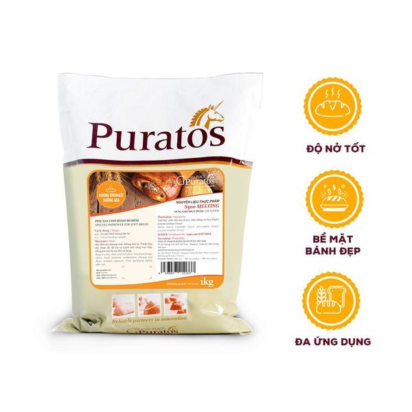 PHỤ GIA THỰC PHẨM PURATOS 100G (S500 MELTING - S500 PLUS)