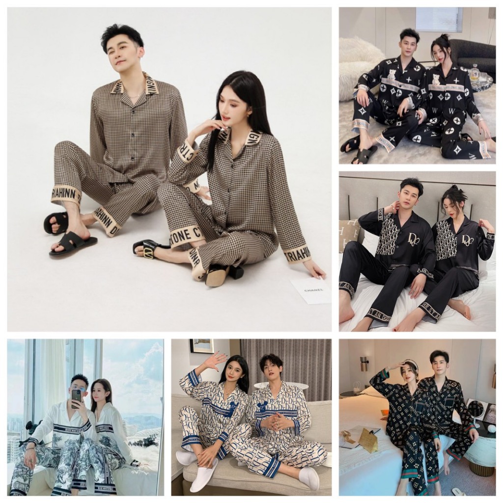 Đồ mặc nhà Pijama lụa cao cấp nhiều mẫu pyjama