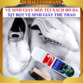 Xịt vệ sinh giày - chai vệ sinh giày - lọ vệ sinh giầy -làm sạch túi xách, ví, thắt lưng, sofa, ghế da - lọ lớn dạng bọt