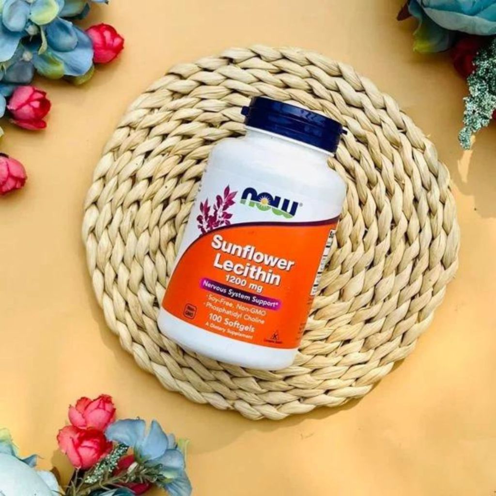 Viên Uống Chống Tắt Tia Sữa Lecithin 1200MG Now Sunflower