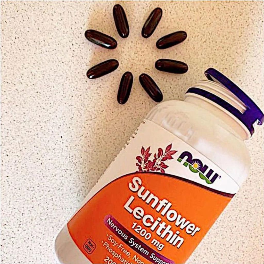 Viên Uống Chống Tắt Tia Sữa Lecithin 1200MG Now Sunflower