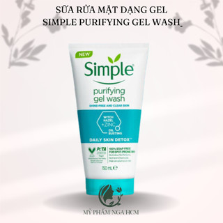 Gel rửa mặt Simple ngừa mụn cho da dầu, da mụn