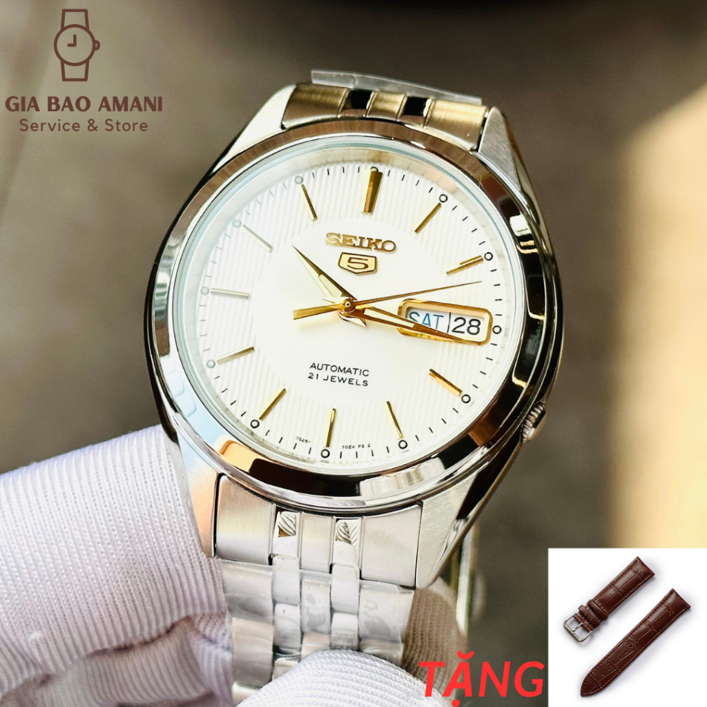 Đồng Hồ Nam SEIKO 5 Automatic SNKL17K1  Chính Hãng Tặng Dây Da Cao Cấp