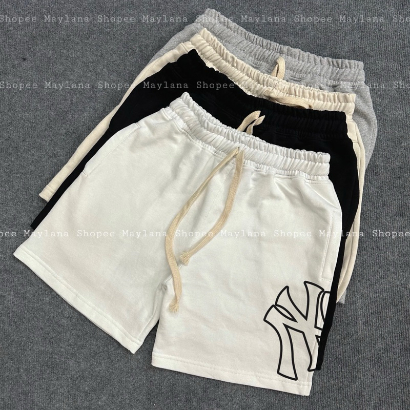 Quần Short Tổng Hợp Form Unisex Nam Nữ - Quần Ngắn Nỉ Chân Cua Đầy Đủ Tem Tag