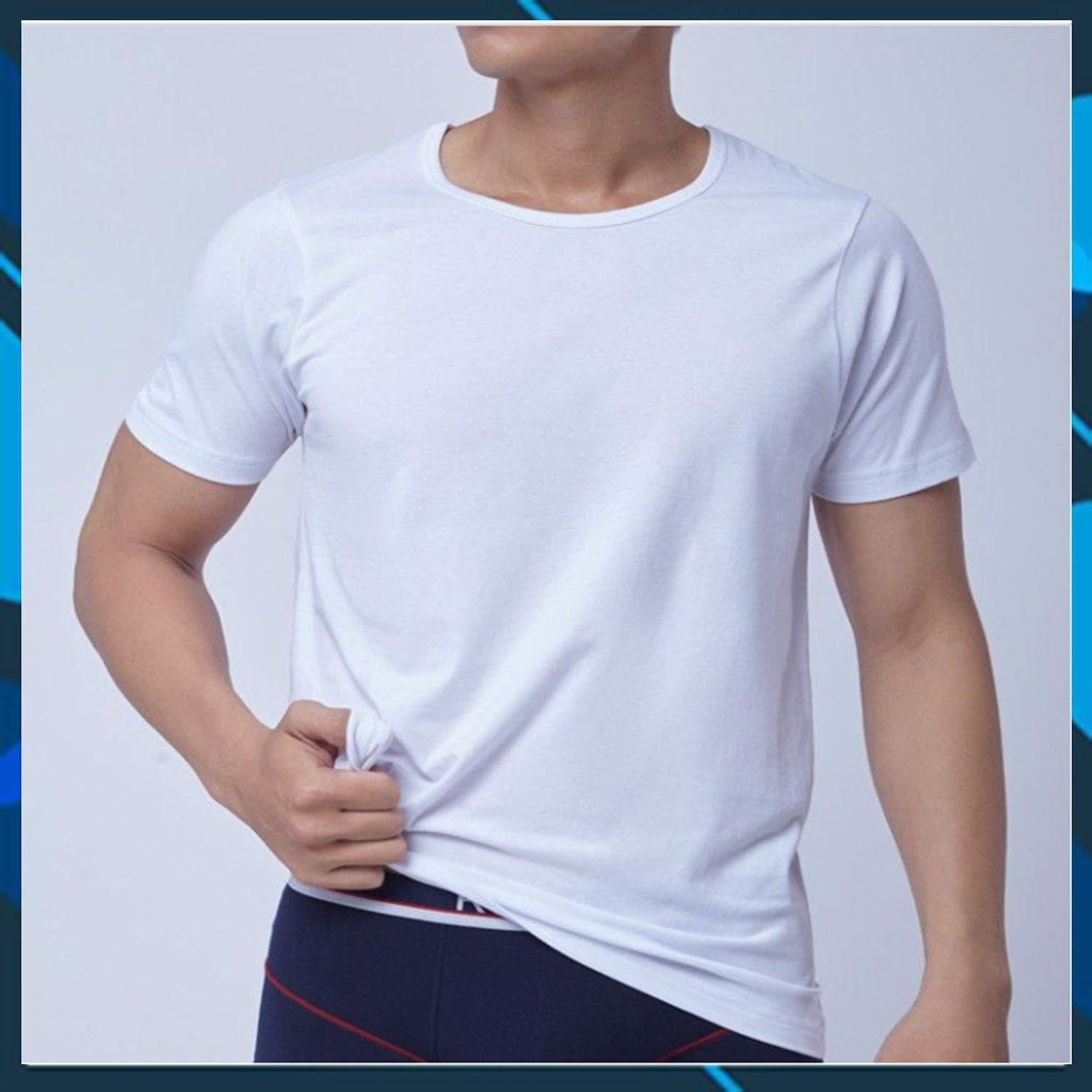 Áo lót nam trắng Cotton Có Tay Mặc Ở Nhà , Áo Kiểu Bộ Đội Trắng Siêu Rẻ Siêu…