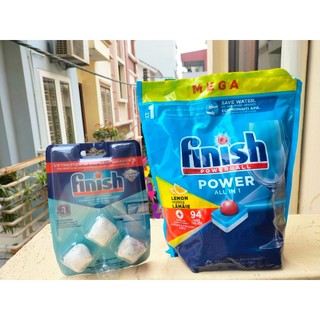 HỘP 94 VIÊN (Siêu sạch) RỬA CHÉN BÁT FINISH  (DÀNH CHO MÁY RỬA CHÉN 9-10-12-13-14 BỘ) – (SX ĐỨC).