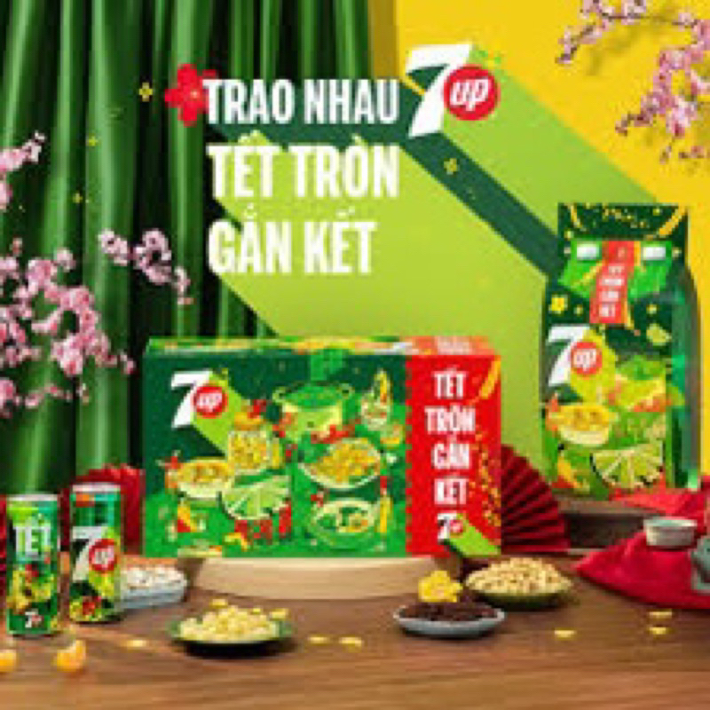 Thùng 24 lon Pepsi/ 7up 235 ml