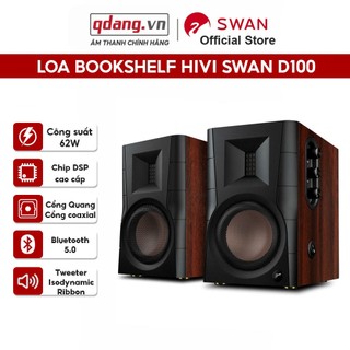 Loa hivi swan d100 | bluetooth 5.0 | ribbon tweeter | bản quốc tế chính hãng | qdangvn phân phối chính hãng