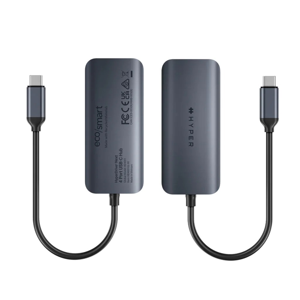 Hub chuyển đổi 4-in-1 Hyper Drive Next 4 Port, USB-C, cổng chuyển đổi cho Macbook/ Laptop - HD4001 | BigBuy360 - bigbuy360.vn