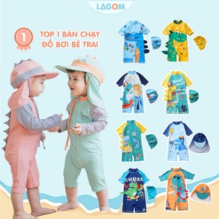 [7-23kg| 50 Mẫu] Đồ Bơi Cho Bé Trai, Bé Gái Dài Tay Liền Thân | Đồ Bơi Trẻ Em 1,2,3 Tuổi