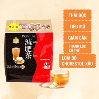 Trà giảm cân Genpi Premium Tea 36 gói túi lọc hỗ trợ tiêu hóa