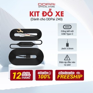 Kit Giám Sát Đỗ Xe Camera Hành Trình DDPai Mini/ Mini 5/ N3/N3 Pro/Z40 Điện Áp 12V/24V - Hàng Chính Hãng
