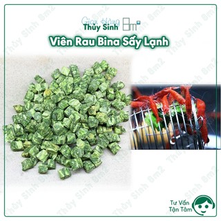 Viên Rau Bina Sấy Lạnh | Thức Ăn Tép Cảnh, Tép Sula | 8m2