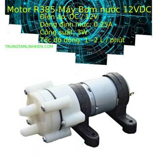 Motor r385 - máy bơm nước 12vdc