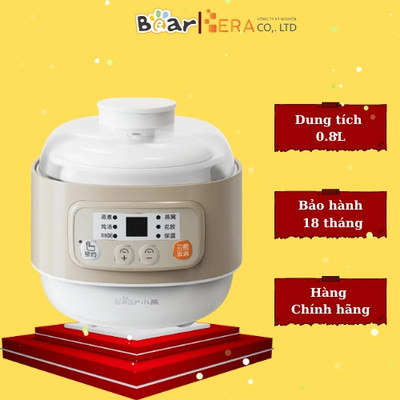 Nồi nấu chậm Bear DDZ-A08D1 / DDZ-A08G2 dung tích 0.8L - Hàng chính hãng