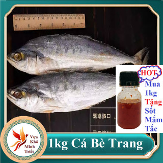 1kg khô cá bè trang con siêu to vị mặn vừa ăn thơm- vựa khô minh triết