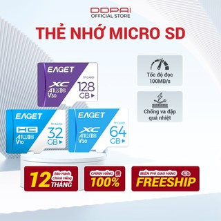 Thẻ Nhớ SD Class 10 EAGET Thích Hợp Lưu Hình Ảnh Video Cho Camera - Hàng Chính Hãng - Bảo Hành 12 Tháng