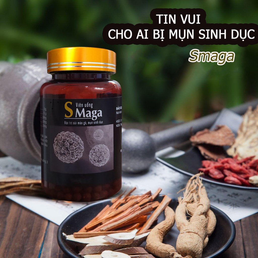COMBO UỐNG+BÔI THỔI BAY SÙI MÀO GÀ-SMAGA(CÓ CHE TÊN SẢN PHẨM)