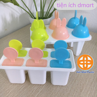 khuôn làm kem 6 que khay làm kem nhựa Việt Nhật cao cấp 2 phân loại