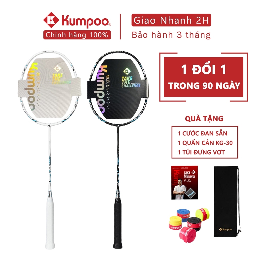 Vợt cầu Lông Chính Hãng Kumpoo K520 Pro Dành  Cho Mọi Lứa tuổi