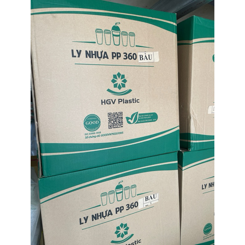 sỉ [1000] LY NHỰA 360 BẦU HGV