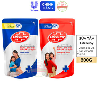 Sữa tắm lifebuoy bảo vệ khỏi vi khuẩn - túi 800g