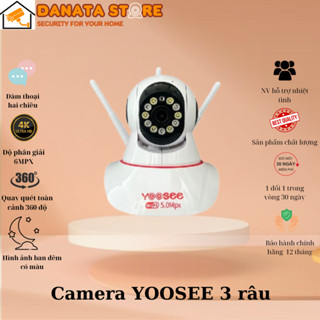   Lỗi 1 đổi 1  CAMERA IP WIFI YOOSEE 11 LED 5.0Mpx Full HD  - QUAY ĐÊM CÓ MÀU - XOAY 360 ĐỘ - THEO DÕI CHUYỂN ĐỘNG 