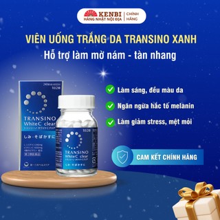 Viên uống Transino hỗ trợ trắng da White C Clear 240 viên Nhật
