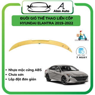 Đuôi gió Liền Cốp xe Hyundai ELANTRA 2019-2023, HÀNG MỘC CHƯA SƠN,chưa có băng keo 3m