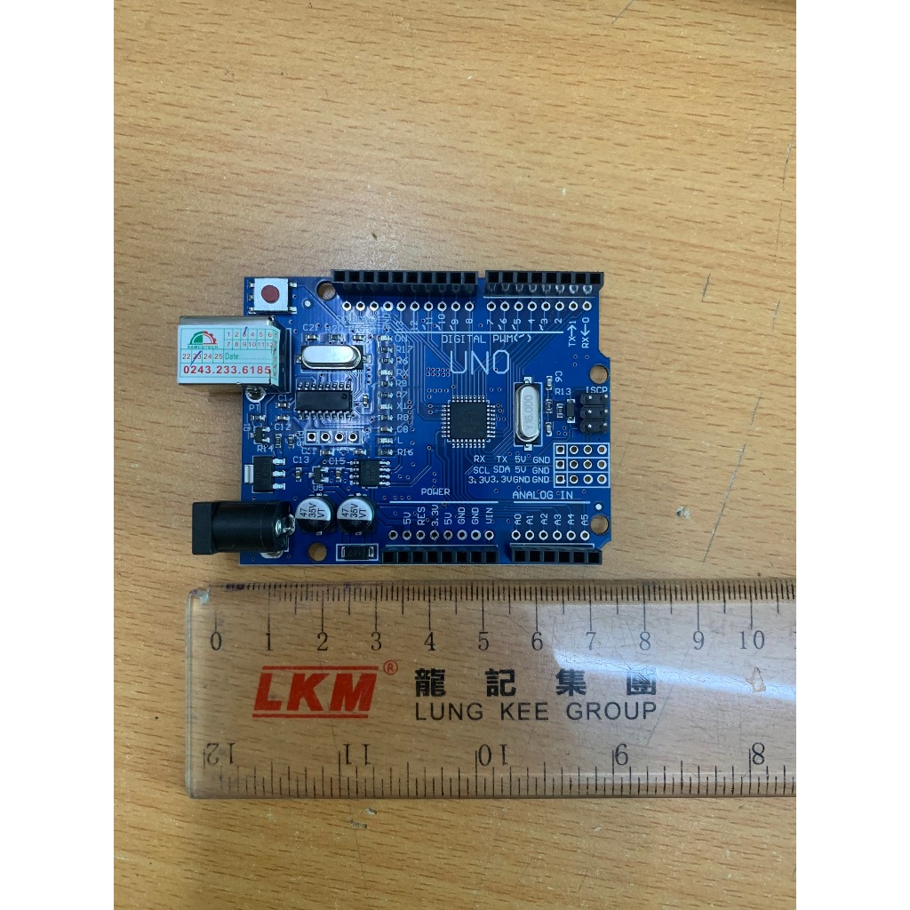 Mạch Arduino Uno R3  ATmega328P CH340 tặng kèm cáp