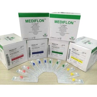 Kim luồn tĩnh mạch kim Catheter tiêm truyền tĩnh mạch Medikit Mediflon hàng Ấn Độ các size