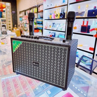  Loa Kéo Xách Tay BlueTooth LEONG L-111 Tặng Kèm Mic Hát Karaoke Di Động - 