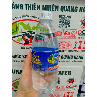 1 chai Nước khoáng thiên nhiên Quang Hanh bổ sung ga chai 500ml khoáng mặn