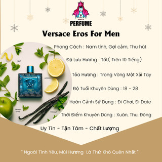 {Chính Hãng} Nước Hoa Versace Eros