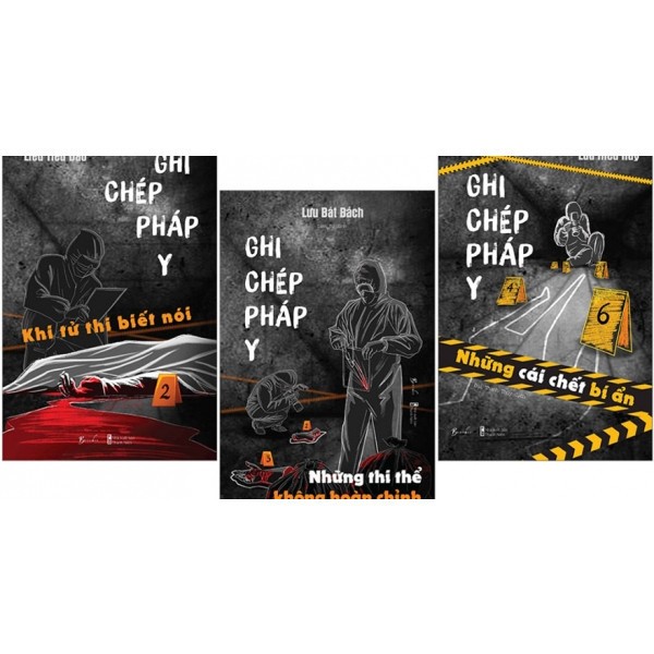 Combo 3 cuốn Ghi chép pháp y: Những cái chết bí ẩn + Khi tử thi biết nói + Những thi thể không hoàn chỉnh