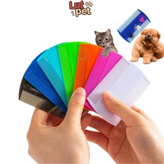 Lược chải ve rận, bọ chét cho chó mèo, lược bí chải lông thú cưng - lutpet