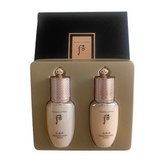 Cặp nước hoa hồng & sữa dưỡng tái sinh trẻ hóa da cao cấp - Whoo Cheonyuldan Ultimate Rejuvenating 25ml*2