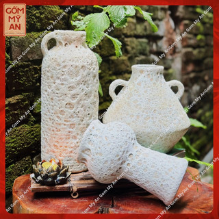 Bình gốm Bát Tràng trang trí phong cách Châu Âu - Gốm Mỹ An Bát Tràng