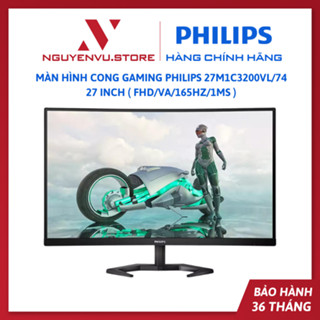 Màn Hình Cong Gaming Philips 27M1C3200VL/74 27 inch ( FHD/VA/165Hz/1ms ) - Hàng Chính Hãng